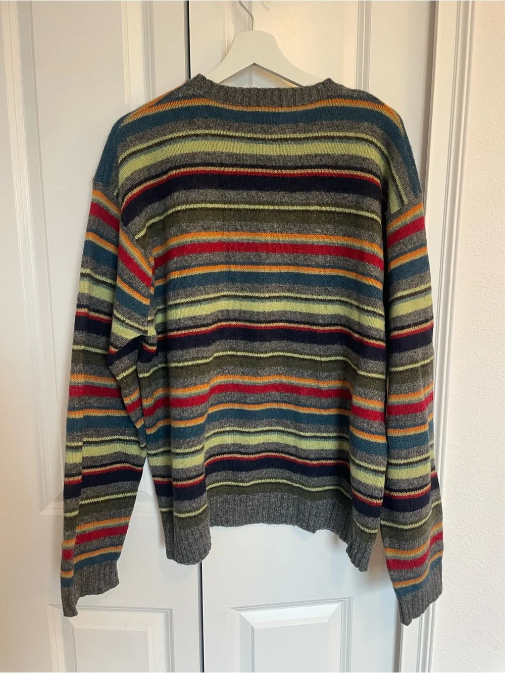 J Crew Striped Wool Sweater